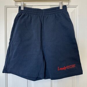 Lonely Ghost Navy Blue Athletic Men’s Shorts - Size Small